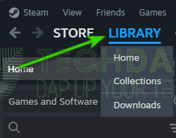 Opening Steam Library