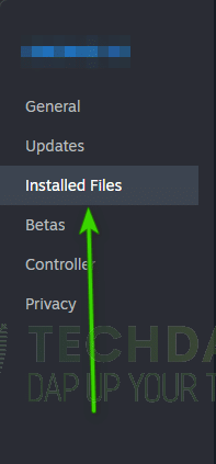 Selecting Installed Files